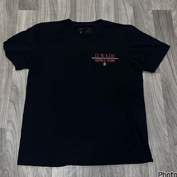 SIZE LARGE DWAYNE WADE 2019 WORLD TOUR RETIREMENT BASKETBALL SHIRT - Picture 2 of 5